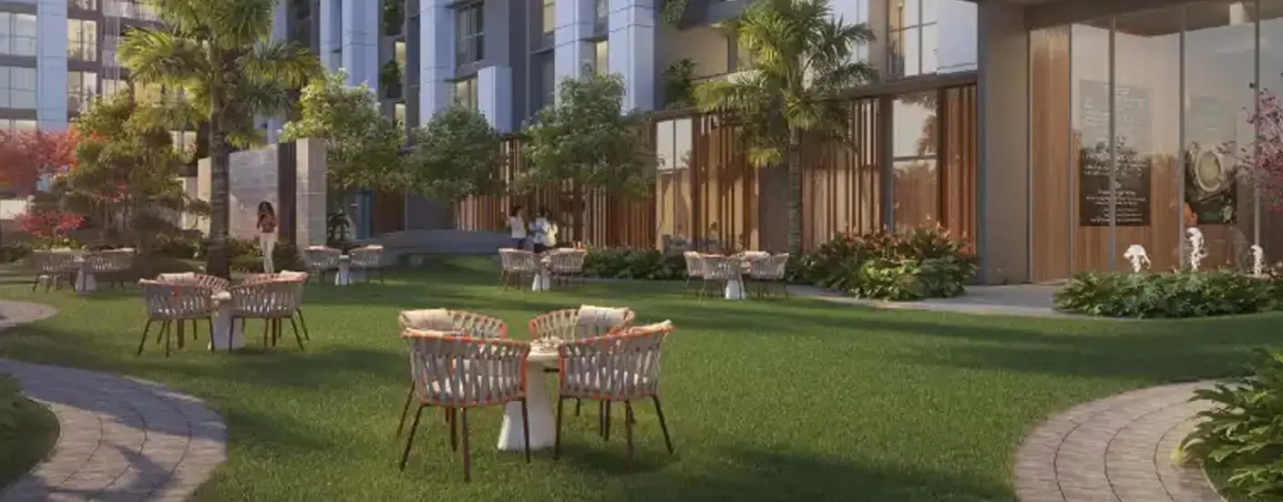 Namrata Amberwood Rahatani Lawn Area Image